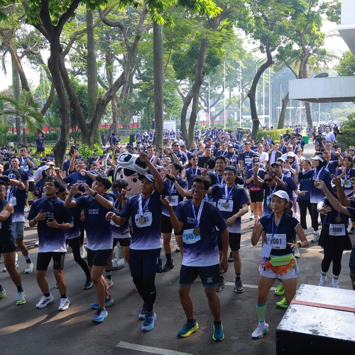 Race photo from KEMLU RUN 2026