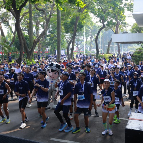 Race photo from KEMLU RUN 2026