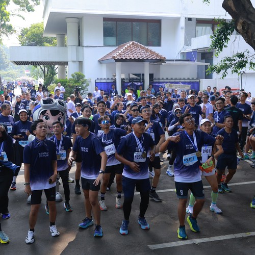 Race photo from KEMLU RUN 2026