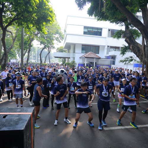 Race photo from KEMLU RUN 2026