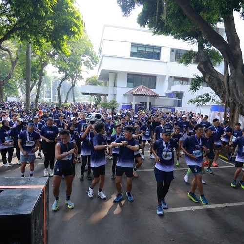Race photo from KEMLU RUN 2026