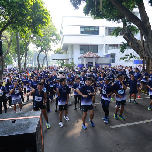 Race photo from KEMLU RUN 2026