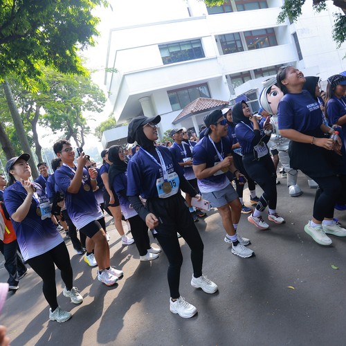 Race photo from KEMLU RUN 2026