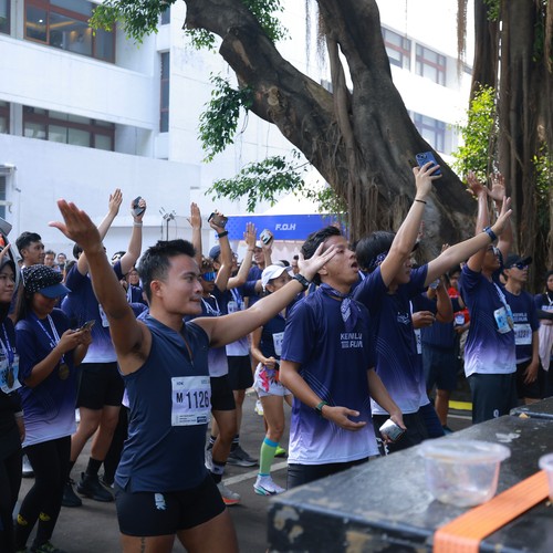 Race photo from KEMLU RUN 2026