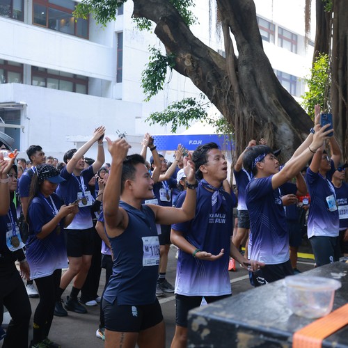 Race photo from KEMLU RUN 2026