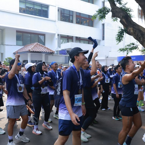 Race photo from KEMLU RUN 2026