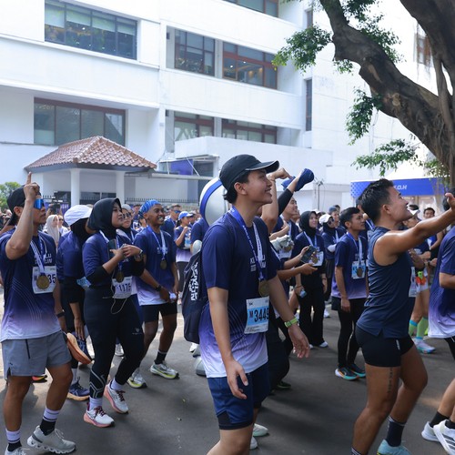 Race photo from KEMLU RUN 2026