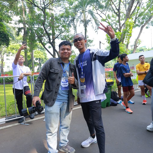 Race photo from KEMLU RUN 2026