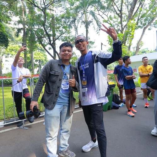 Race photo from KEMLU RUN 2026
