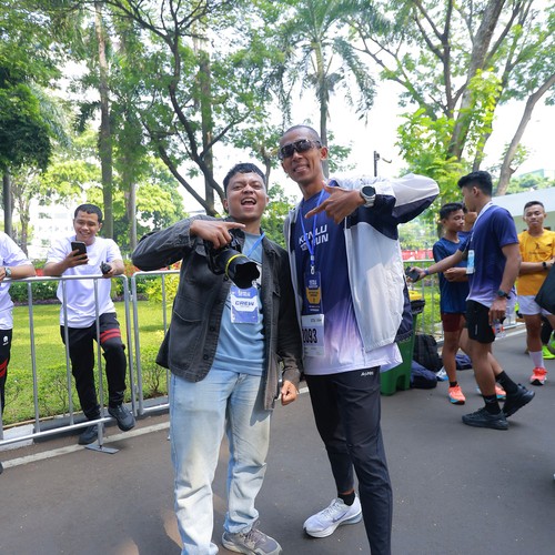 Race photo from KEMLU RUN 2026