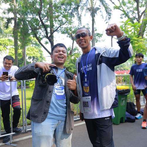Race photo from KEMLU RUN 2026