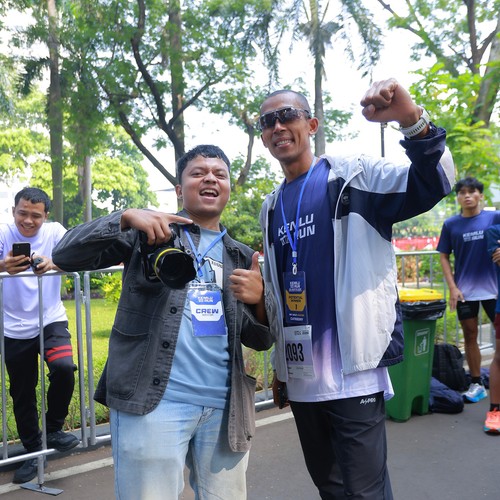 Race photo from KEMLU RUN 2026