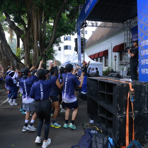 Race photo from KEMLU RUN 2026