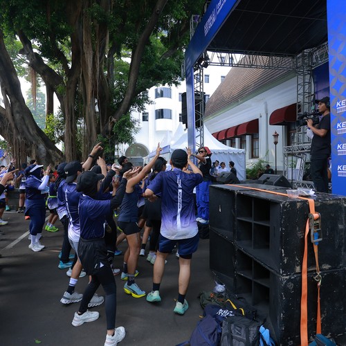 Race photo from KEMLU RUN 2026