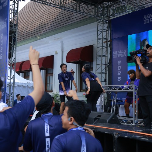 Race photo from KEMLU RUN 2026