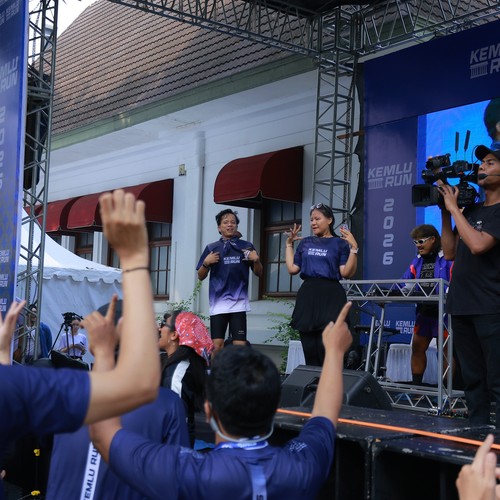 Race photo from KEMLU RUN 2026