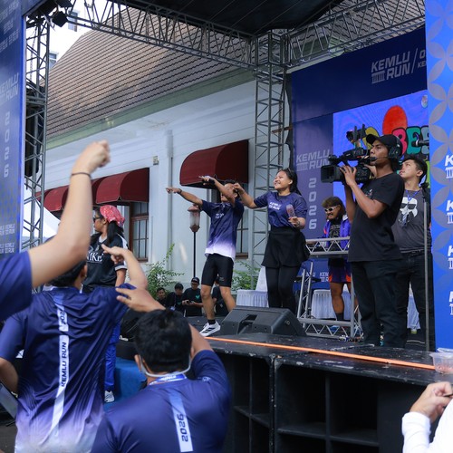 Race photo from KEMLU RUN 2026