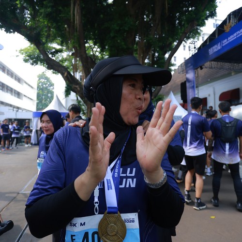 Race photo from KEMLU RUN 2026