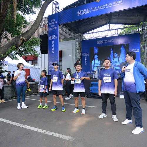 Race photo from KEMLU RUN 2026