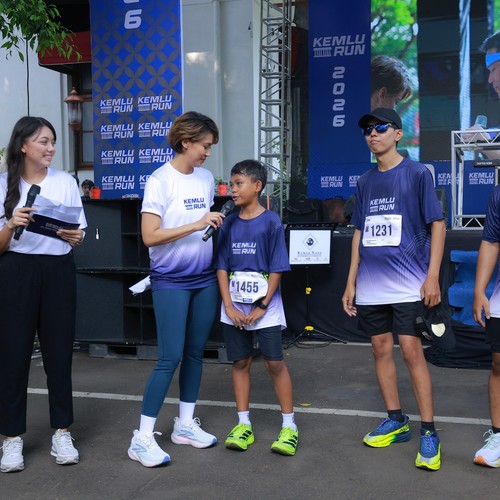 Race photo from KEMLU RUN 2026