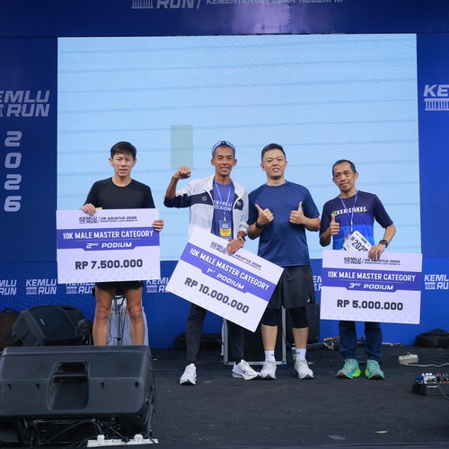 Race photo from KEMLU RUN 2026