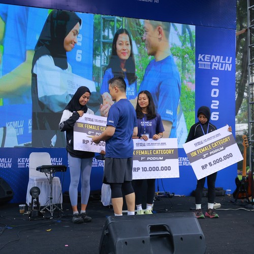 Race photo from KEMLU RUN 2026