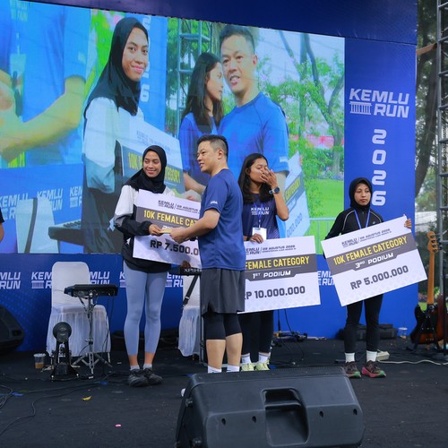 Race photo from KEMLU RUN 2026