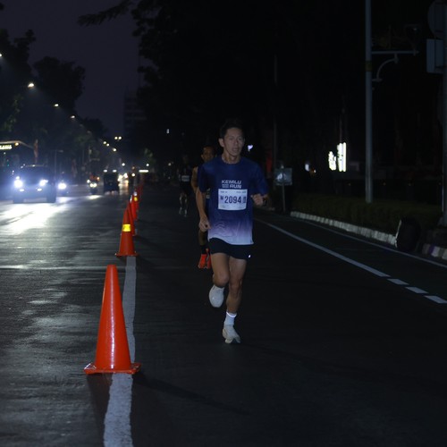 Race photo from KEMLU RUN 2026