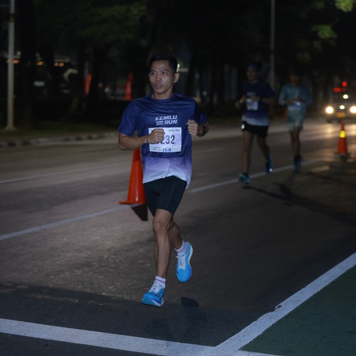 Race photo from KEMLU RUN 2026