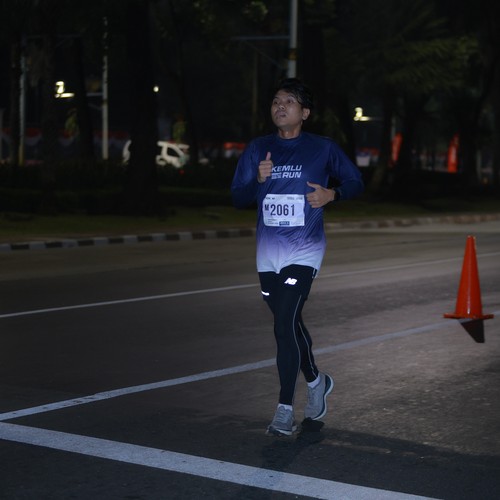 Race photo from KEMLU RUN 2026