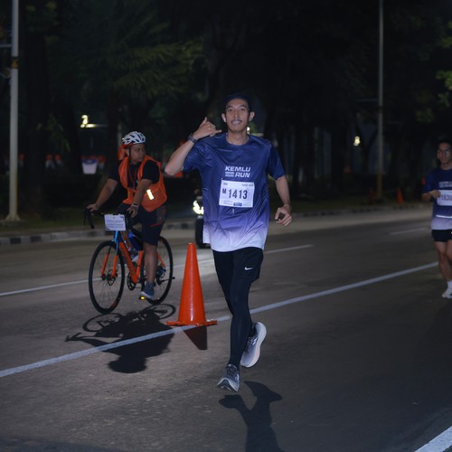 Race photo from KEMLU RUN 2026