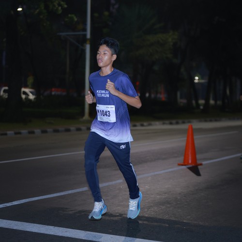 Race photo from KEMLU RUN 2026