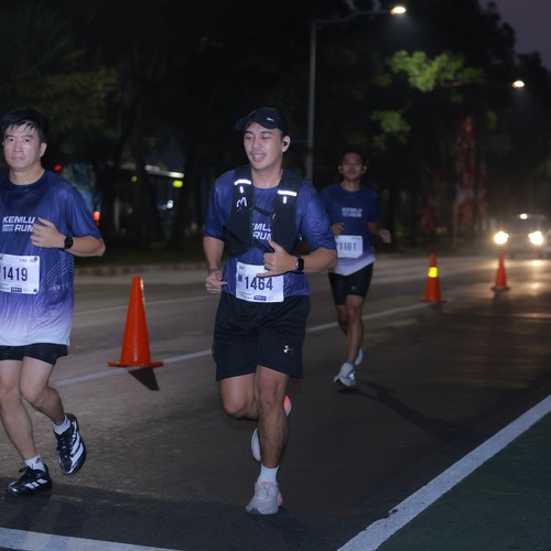 Race photo from KEMLU RUN 2026