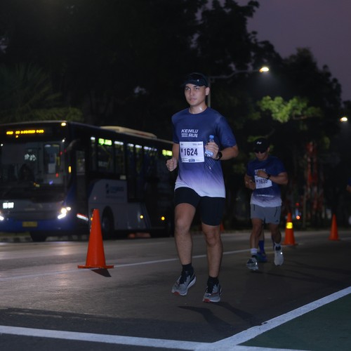 Race photo from KEMLU RUN 2026