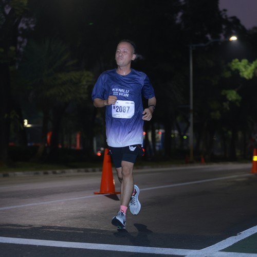 Race photo from KEMLU RUN 2026