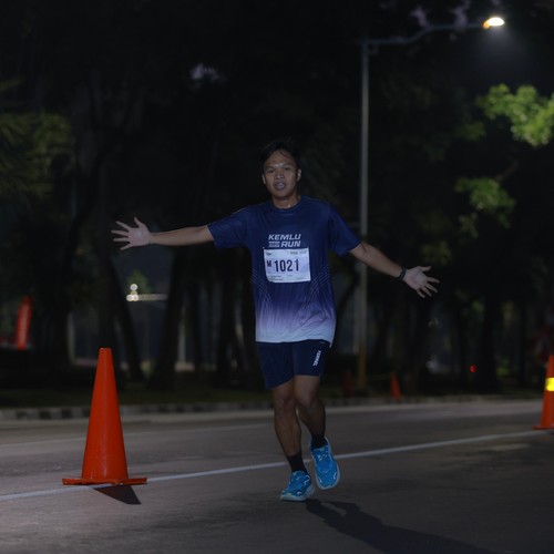 Race photo from KEMLU RUN 2026