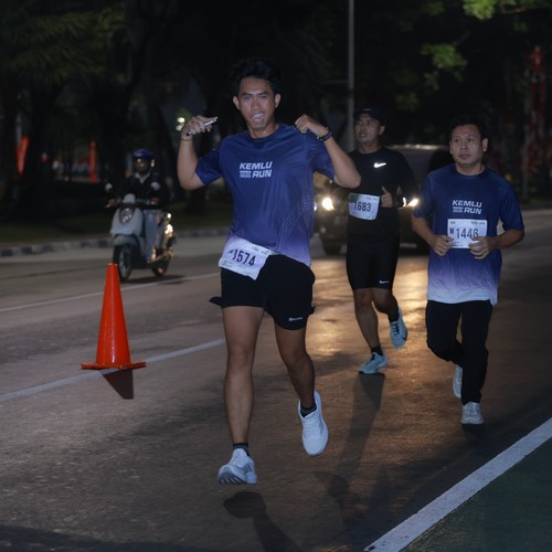 Race photo from KEMLU RUN 2026