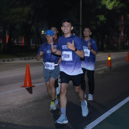Race photo from KEMLU RUN 2026