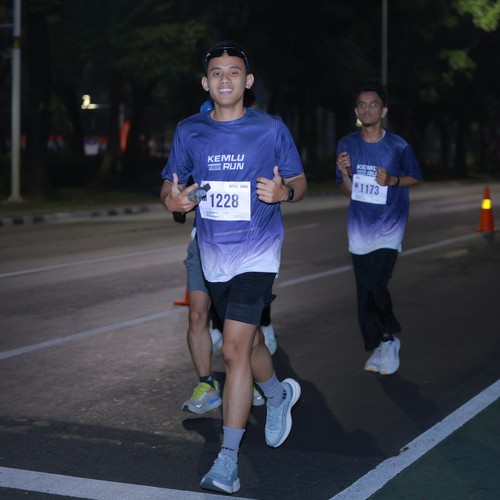 Race photo from KEMLU RUN 2026