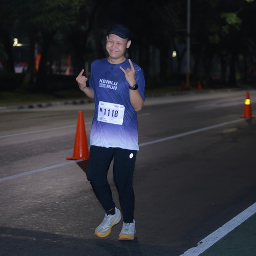 Race photo from KEMLU RUN 2026