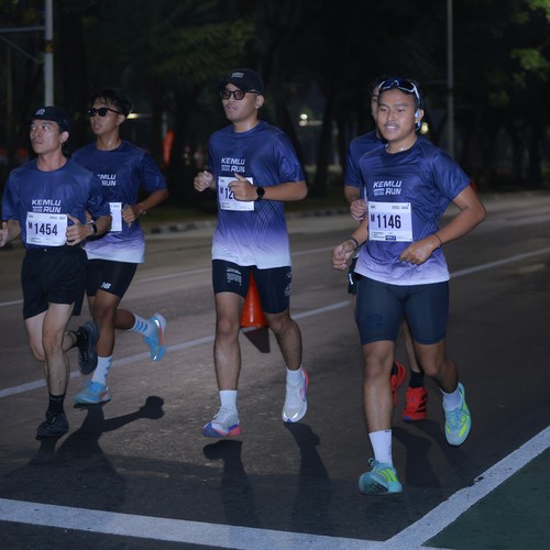 Race photo from KEMLU RUN 2026