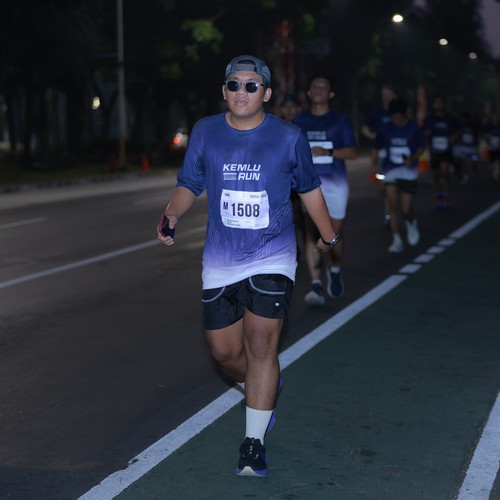 Race photo from KEMLU RUN 2026