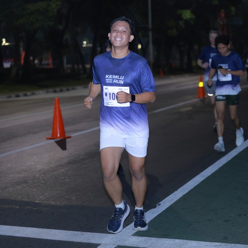 Race photo from KEMLU RUN 2026