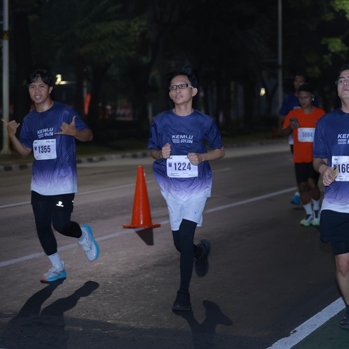 Race photo from KEMLU RUN 2026