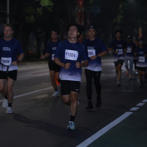 Race photo from KEMLU RUN 2026