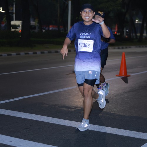 Race photo from KEMLU RUN 2026