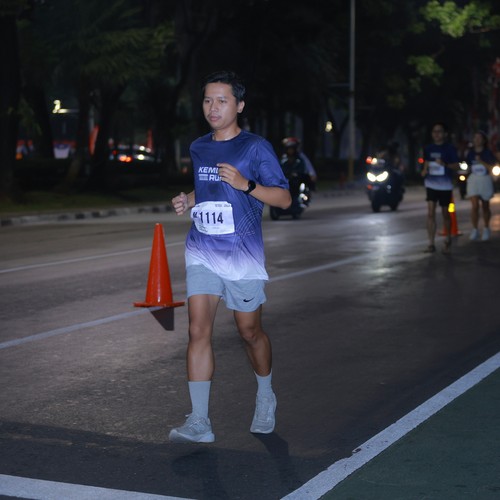 Race photo from KEMLU RUN 2026