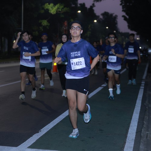 Race photo from KEMLU RUN 2026