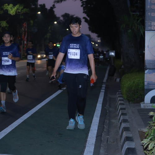 Race photo from KEMLU RUN 2026