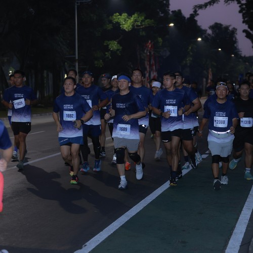 Race photo from KEMLU RUN 2026